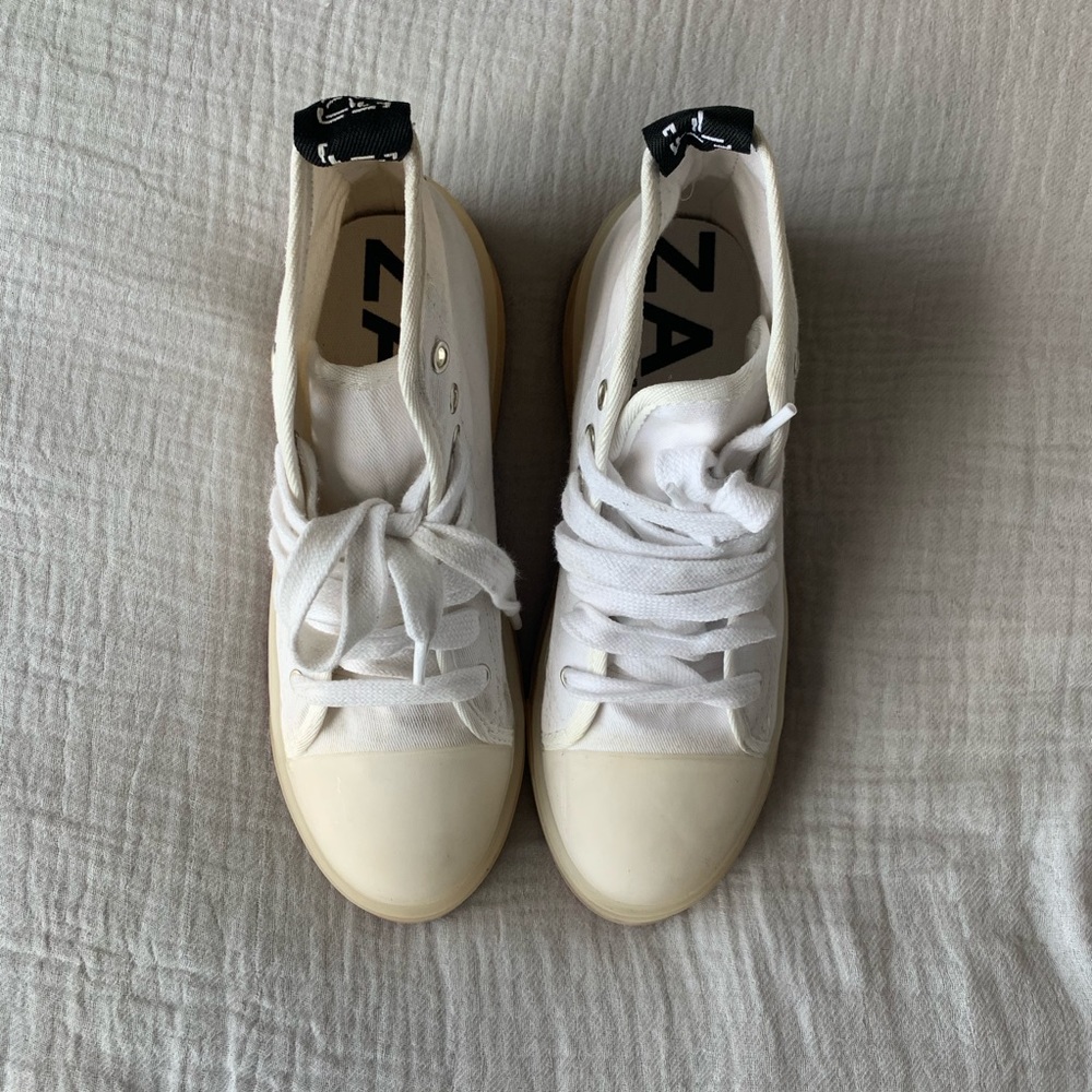 🔥ZARA COMBAT MOTO BOOT SZ 7.5